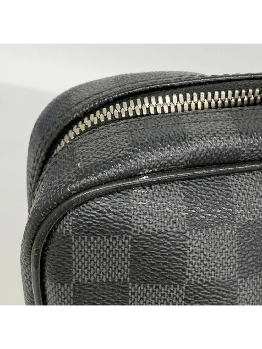 Louis Vuitton Briefcase Damier Graphite Porte Documents Voyage Black Gray